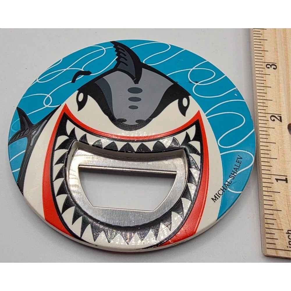 Shark Bottle Opener Double Sided Novelty Bar Tool Michael Shalev Ritzenhoff